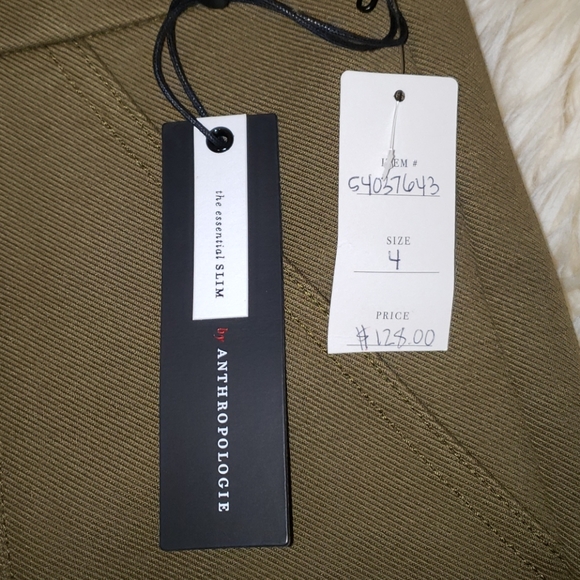 NWT Anthropologie Essential Slim Cargo Pan… - Picture 6 of 8